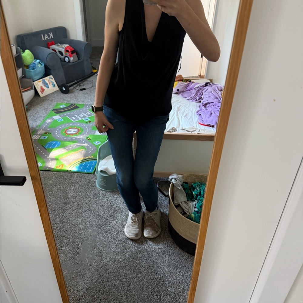 Ralph Lauren Black Sleeveless Top